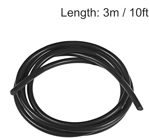 Miniatura 3 de uxcell Tubo de silicona, 332 pulgadas de diámetro interior x 532 pulgadas de diámetro exterior, tubo de goma de silicona de 10 pies, tubo de agua