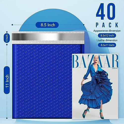 Image of Fuxury Bubble Mailers 8.5x12 Inch 40 Pack Large Bubble Envelopes