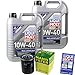 Produktbild Filter Set Inspektionspaket 10 Liter Liqui Moly Motoröl MoS2 Leichtlauf 10W-40 MANN-FILTER Ölfilter