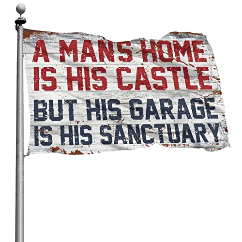 Drapeau de garage sanctuary et décor de porche extérieur pour fêtes de fin d'année