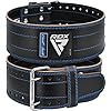 RDX Weight Lifting Belt for Men Women, IPL USPA Approved, 6mm Thick 100% Leather, 4” Powerlifting Back Support, Squat Deadlift Bodybuilding Exercise Fitness Gym Workout Strength Training up to 700 LBS