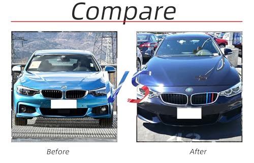 Image of Grille color stripes compatible with bmw accessories 4 Series 2014-2019 F32 F33 F36 9-Beam