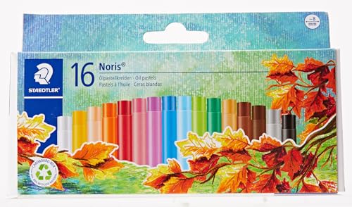 Giz Pastel Oleoso, Staedtler, Noris Club, 241 NC16 04, 16 Cores
