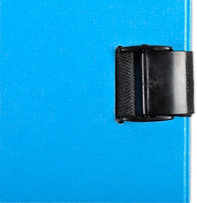 Exacompta 24 x 32 cm Expandable Folder with N'Clip - Blue