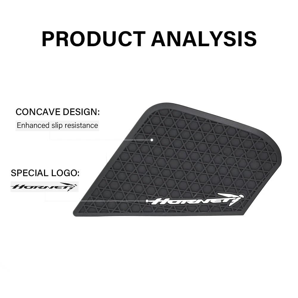 Paraserbatoio per Moto per CB750 Hornet 2023- CB 750 Moto Lato Rilievi Serbatoio Carburante Protezione degli Autoadesivi della Decalcomania(Left And Right)