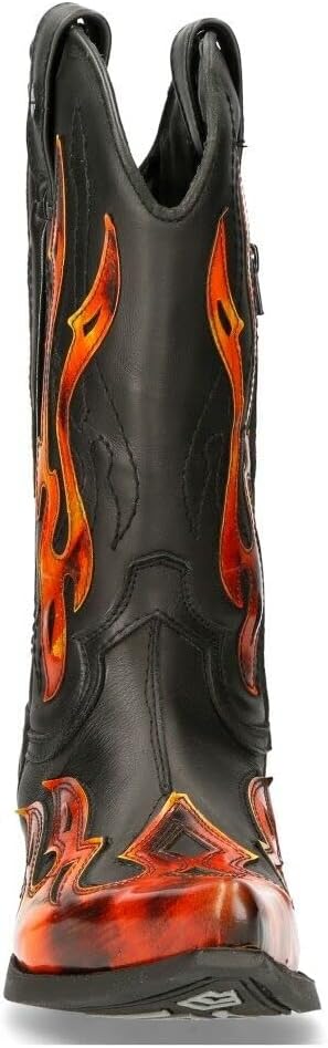 New Rock 7921 Men's Flame Western Cowboy Boots