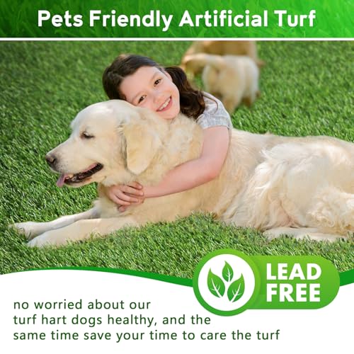 XLX TURF Large Artificial Grass Pad for Dogs Potty, Extra Soft Thick Turf for Indoor Outdoor Patio Balcony, 4 FT X 6 FT - Image 4