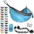 Gold Armour Camping Hammock - XL Double Hammock Portable Hammock Camping Accessories Gear for Outdoor Indoor with Tree Straps, USA Based Brand