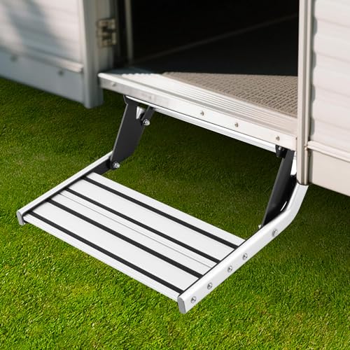 Marchepied camping-car manuel rétractable pour éviter les chutes - 2