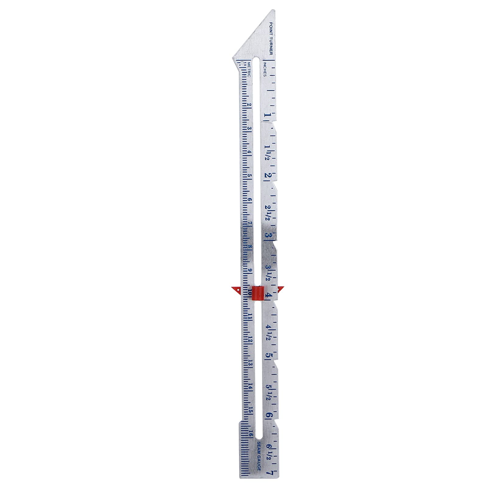 Sewing Gauge Sewing Measuring Tool Sewing Rulers for Sewing,Crafting, Marking Button Holes,Hem Gauge, Circle Compass