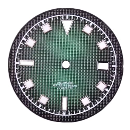 esmen UAE Relojes de Pared Reloj con Movimiento NH35, Esfera Luminosa, Negro, Azul y Verde, cronometraje preciso, Caja de 33,5 mm.(Groen) esmen UAE Relojes de Pared Reloj con Movimiento NH35, Esfera Luminosa, Negro, Azul y Verde, cronometraje preciso, Caja de 33,5 mm.(Groen)