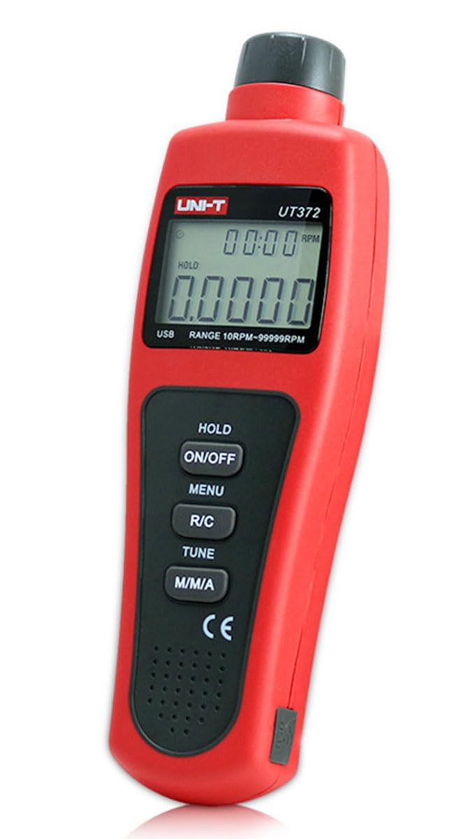 UNI-T UT370Series Digital Tachometers Non-Contact Target RPM Test Distance 5-20cm USB Interface Data Hold Auto Power Off