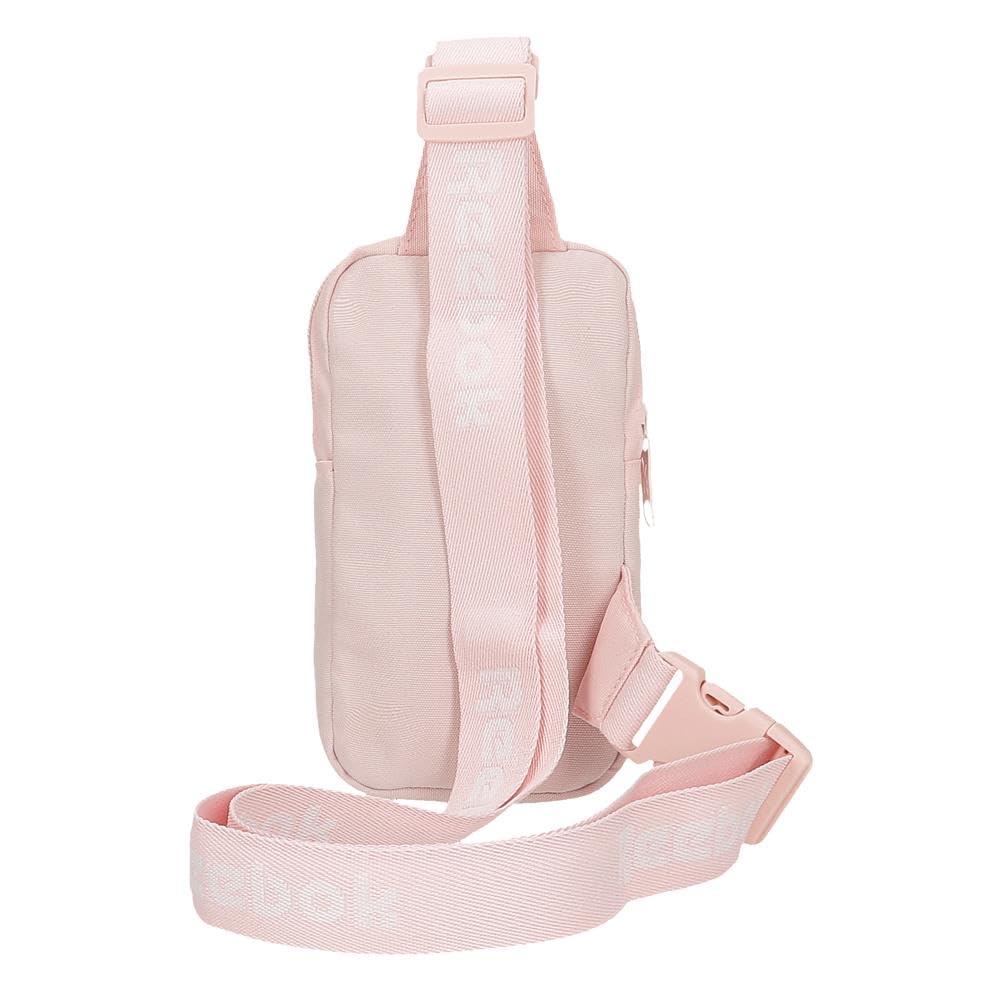 Reebok Sally Obudowa na messenger Krucjata 10x18x3 cms Poliester Różowy, Różowy, Talla única, Krucjata na ramię
