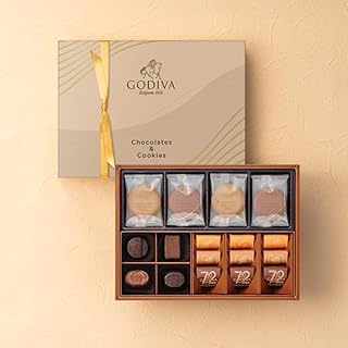 ゴディバ GODIVA クッキー&チョコレート クッキー×8枚、チョコレート×13粒 ギフトカード付 ご挨拶 プレゼント