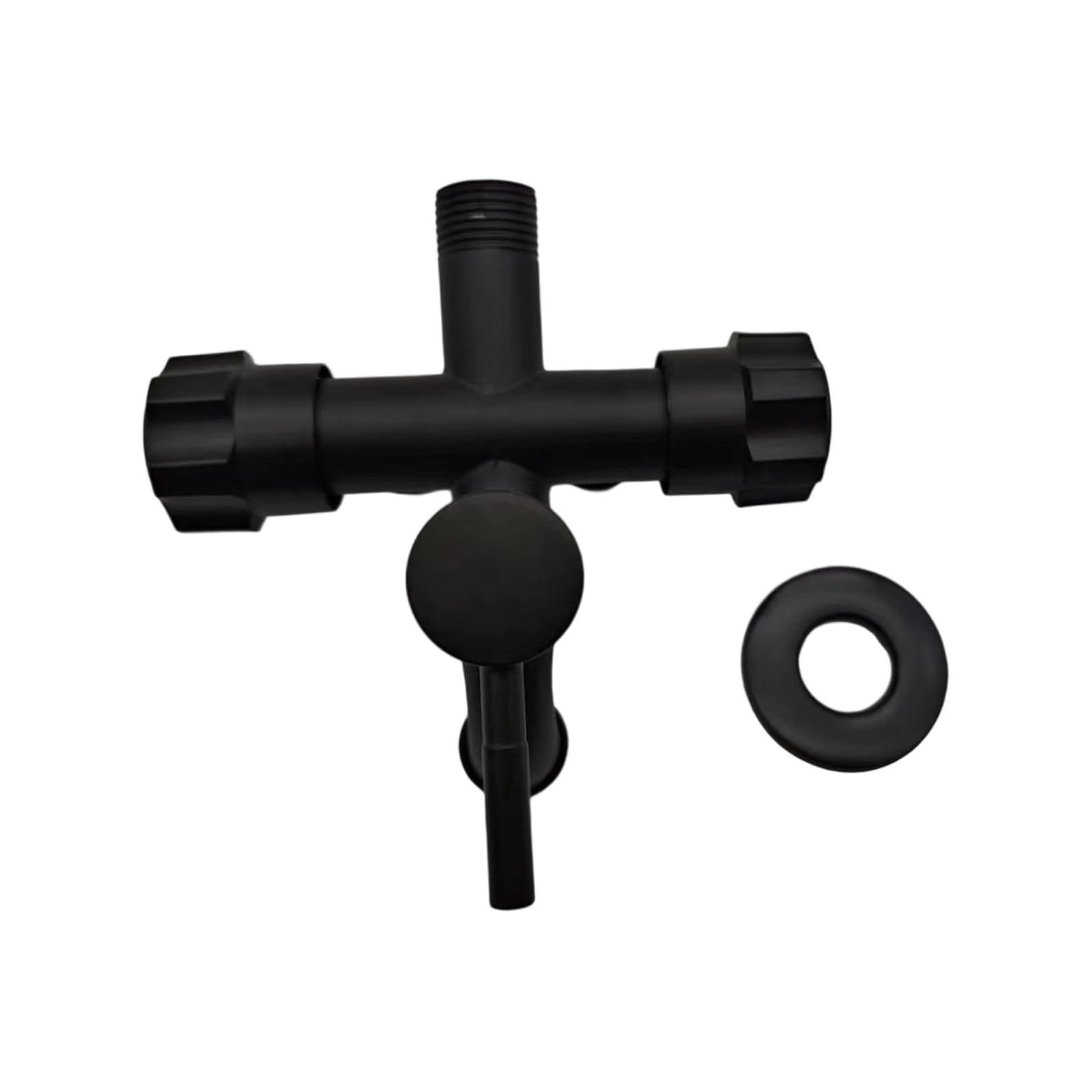 Three Outlet Not Erosion Washing Machine Valves Steel Faucet with Individual Flows Control Upgrades for Home Plumbing Not Erosion Washing Machine Faucet