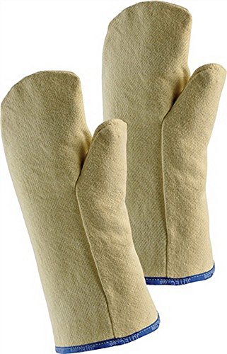 Hitzehandschuhe L.30cm max.500Grad/kurzfristig Aramid Fauster Jutec mit Isolation