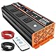 3000W Wechselrichter 12V auf 230V, Inverter 12V 230V mit 3 AC-Steckdosen, LCD-Display, kabellose Fernbedienung, USB-Ladeanschlüsse Type-C, geeignet für Auto, Wohnmobil, Outdoor