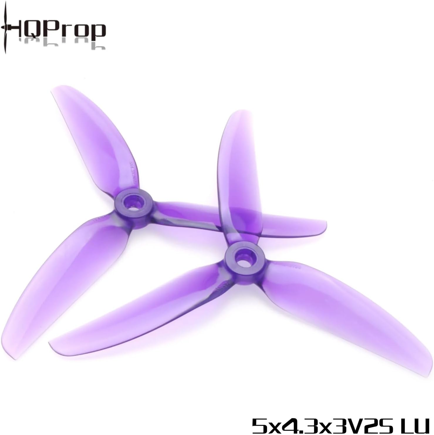 16pcs HQProp More Durable Smoother 5x4.3x3V2S Tri-Blade FPV Propeller Freestyle 5 Inch Props for RC Drone Quads Quadcopter Multirotor for iFlight Nazgul Evoque F5 Geprc