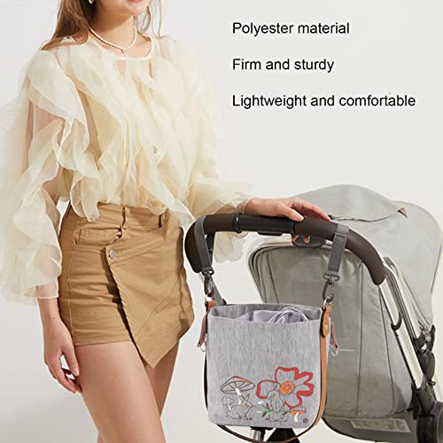 KUIDAMOS Bolsa para mamãe, bolsa de fraldas para mamãe, fácil de pendurar, lindas estampas, alça de