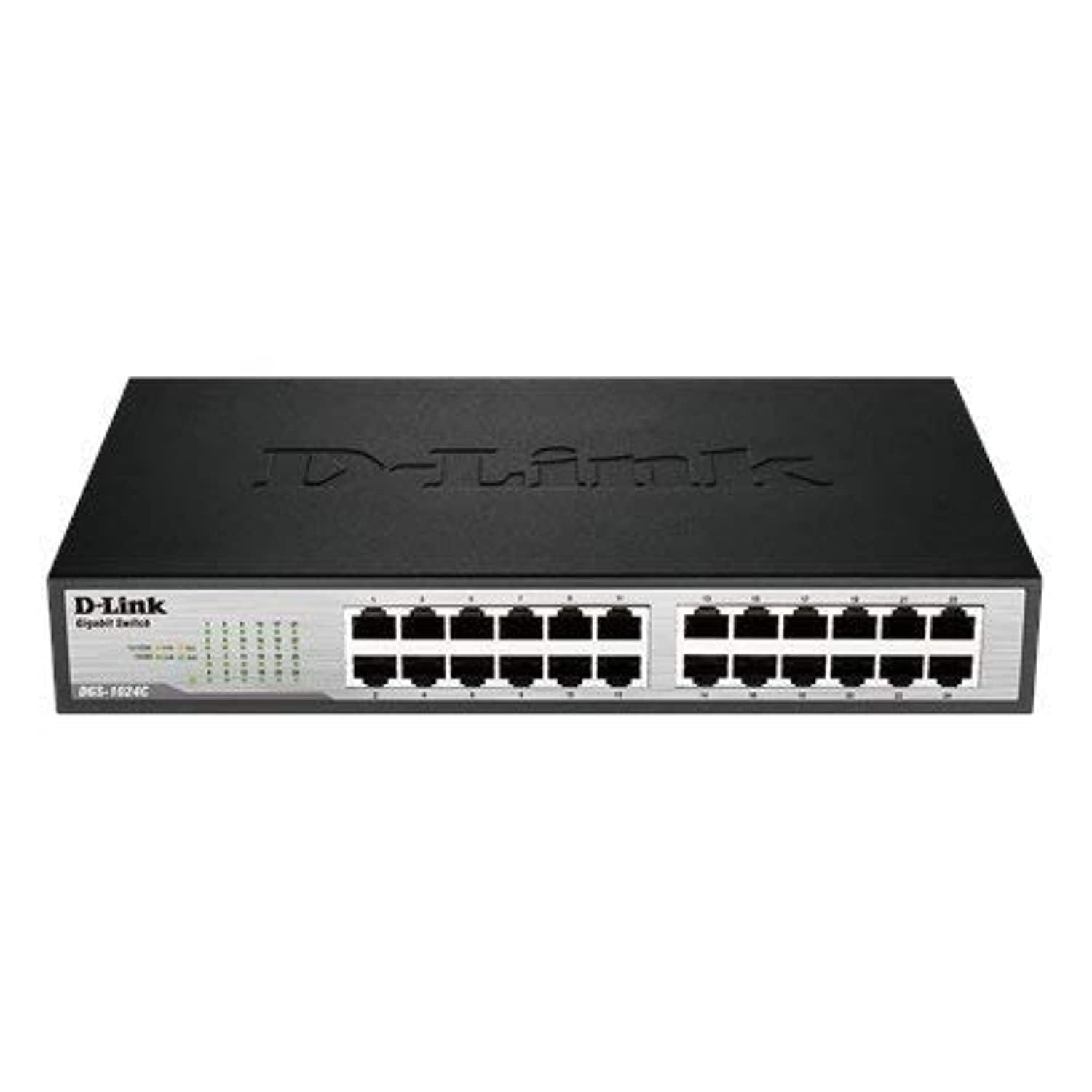 DGS-1024C 24-Port Gigabit Unmanaged Switch, 10/100/1000 Mbps, Metal, Desktop/Rackmount, Plug-and-Play, Fanless Silent Operation Compatible with D-Link-picture-24