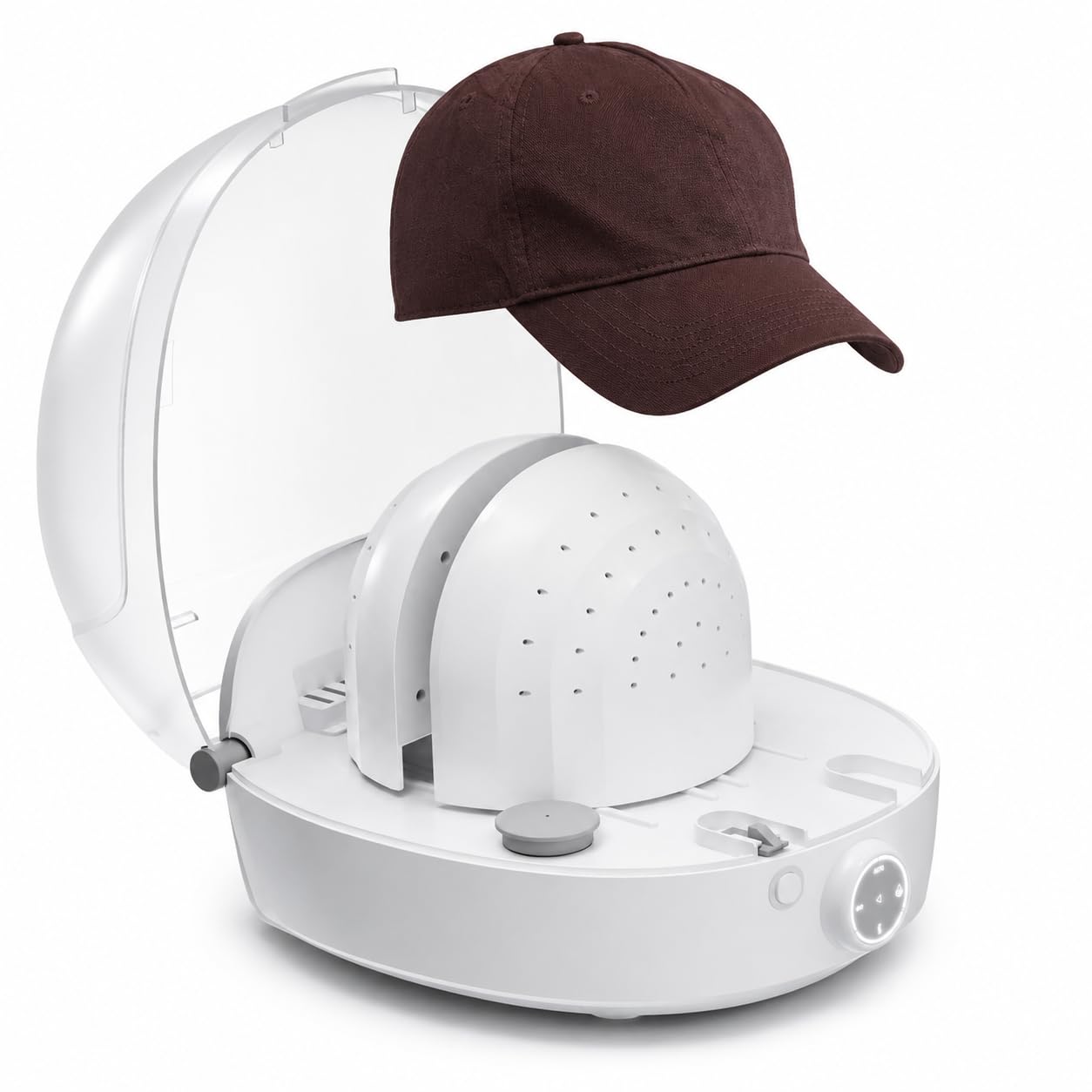 Macchina per la pulizia e la modellatura di cappelli con vapore per il restauro di berretti da baseball, cappelli da camionista e cappelli a secchiello, strumento di manutenzione e pulizia della forma