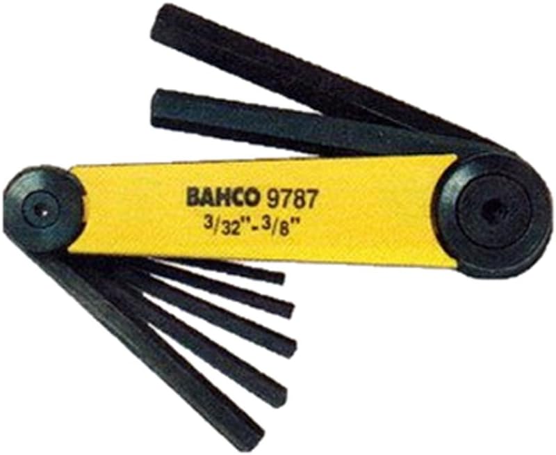 Bahco BE-9787 Hexagon Offset Screwdriver Set, Yellow/Black