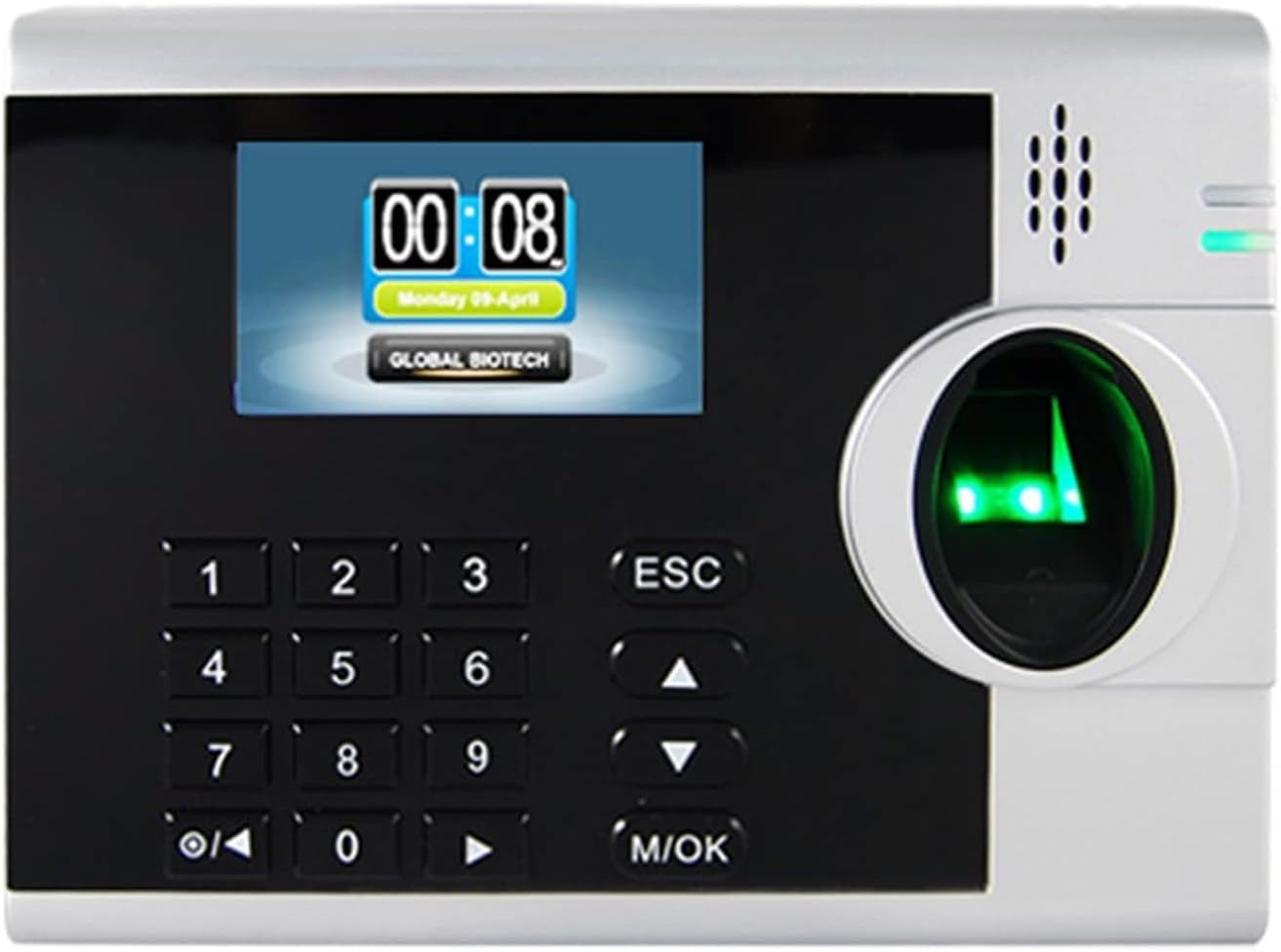 Clock in and Out Machine for Employees Time Clock Biometric Fingerprint Time Attendance with RFID Card Reader Linux System Employee Attendance System XM218 Fingerprint Cards