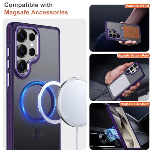 Image of MALEWOLF Magnetic Case for Samsung Galaxy S25 Ultra, Slim Matte Cover