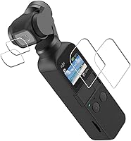 Vista 9 de DJI Osmo Pocket 3 - Protector de pantalla + protector de lente Osmo Pocket 3 [2 + 2 unidades], bolsillo 3 accesorios, vidrio templado ultrafino