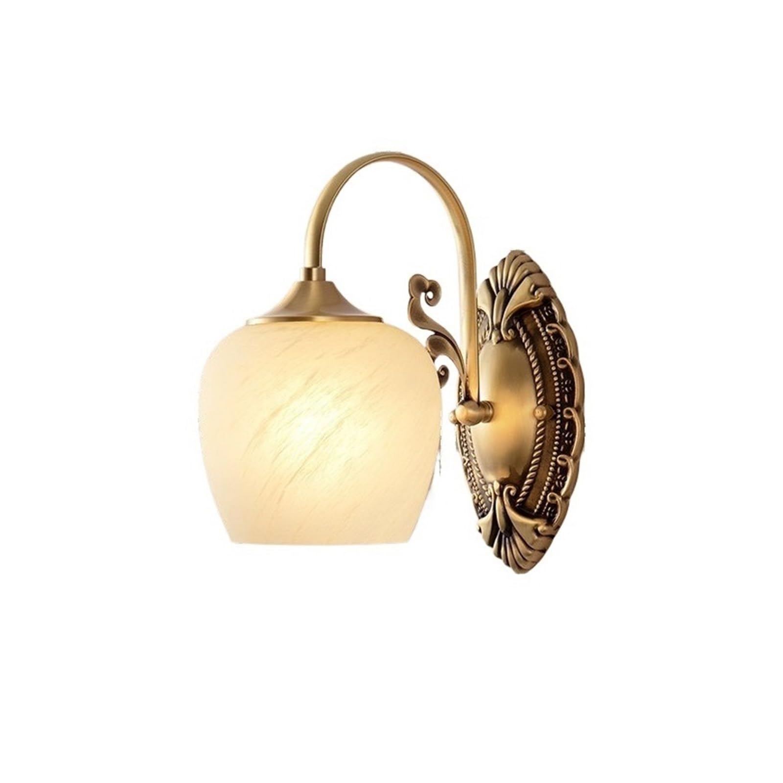 WQQYU6HKF Lights Vintage Bedroom Headboard Decorative Light Background Wall Copper Lighting Fixture Lamps