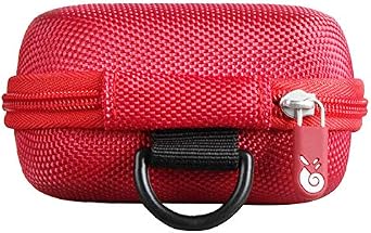Hermitshell Travel Case for JBL GO2 - Waterproof Ultra Portable Bluetooth Speaker (Red)
