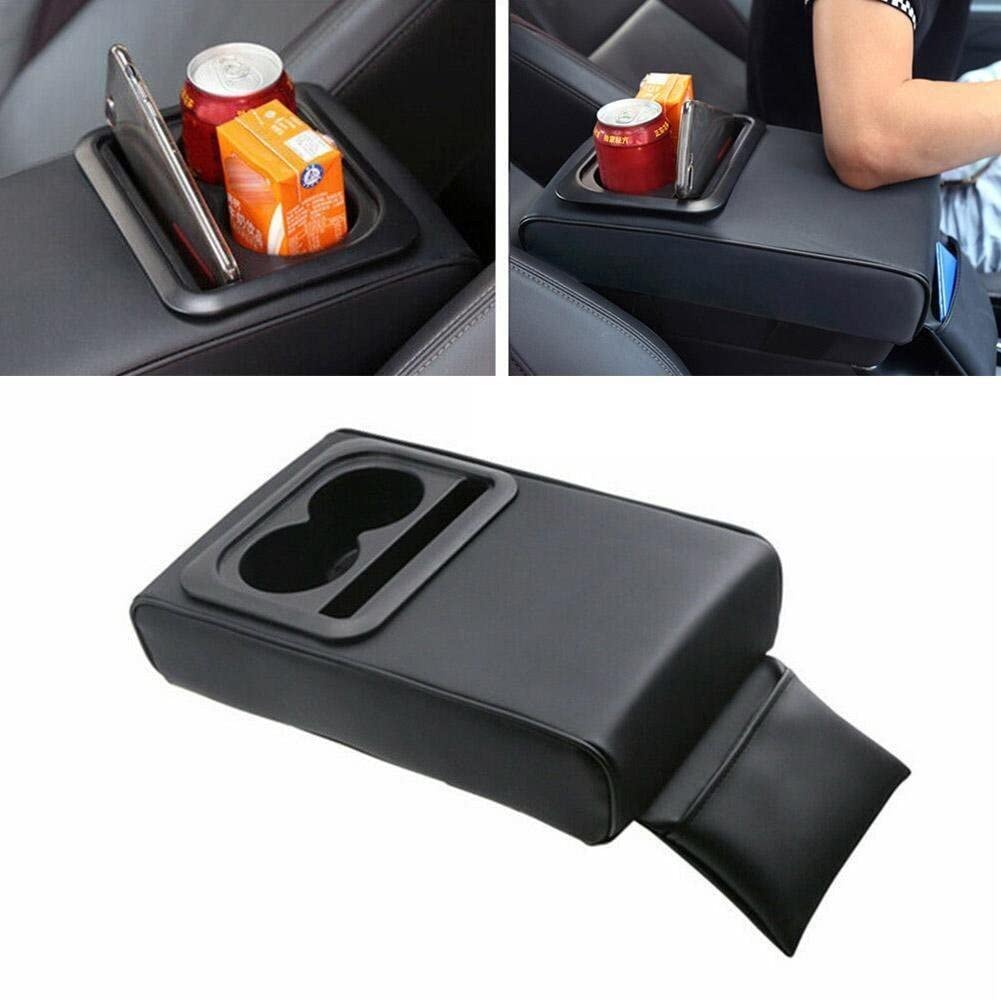 Accoudoir Universel Pour Voiture - Cuir PU, Mousse Mémoire - Poche De Rangement - Protection Et Confort