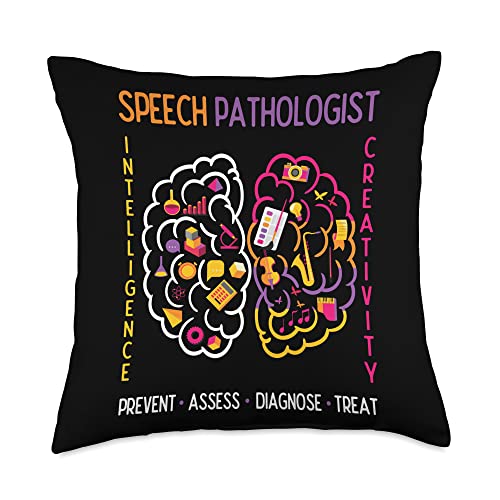 Speech Language Pathologists Therapy SLP Prevent Assess Throw Pillow