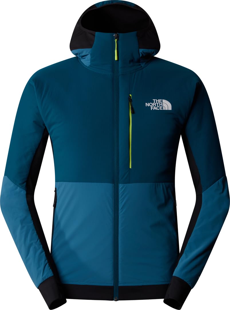 The North Face Men's Binntal Hybrid Ventrix Hoodie Jacket, Mallard Blue/Midnight P, XXL