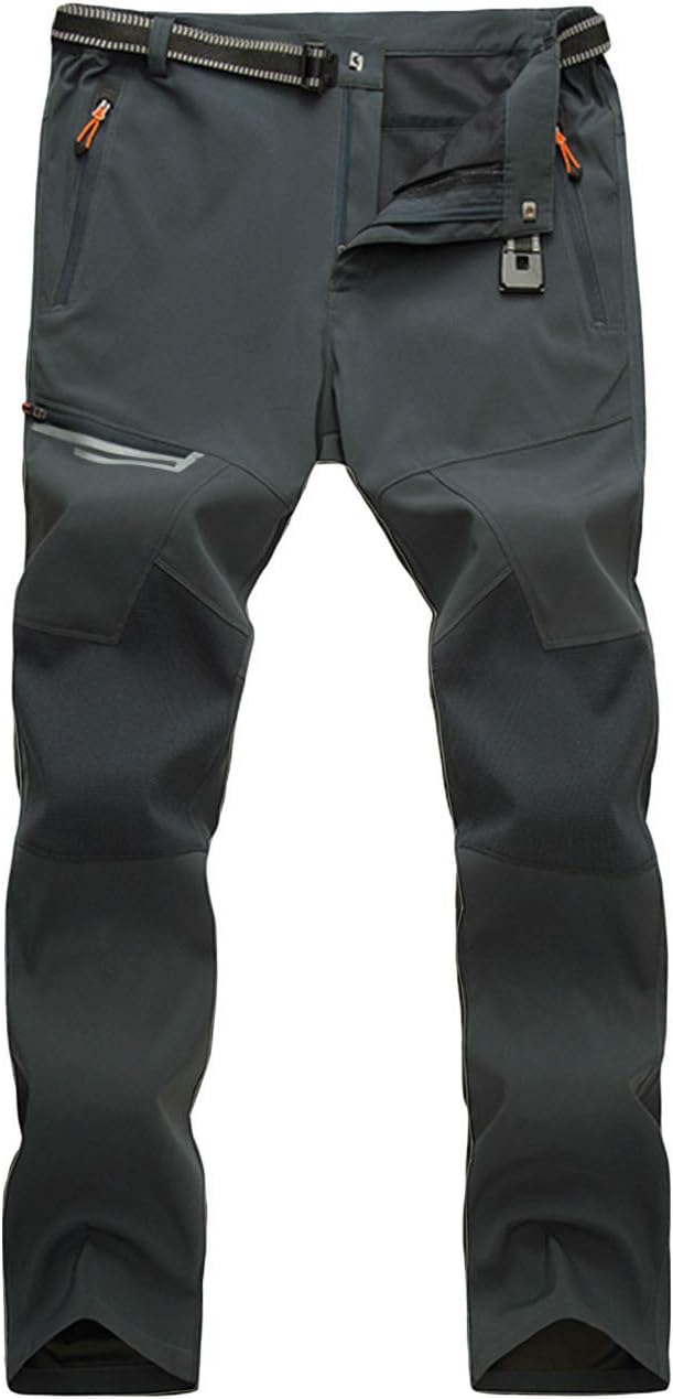 MAGCOMSEN Men's Hiking Pants Quick-Dry Water Resistant Lightweight Work Outdoor Pants with Zipper Pockets - Image 2
