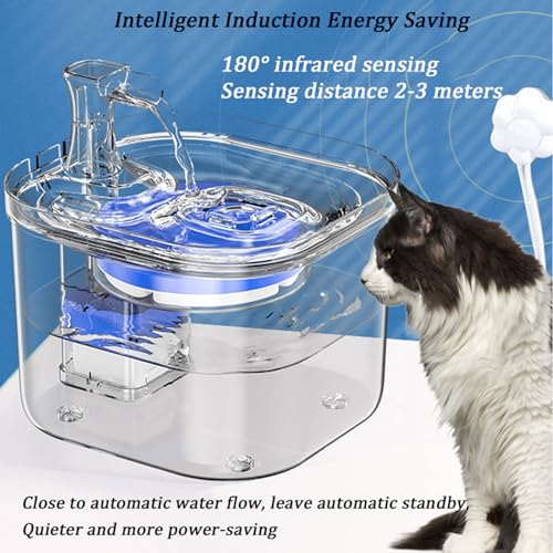 Fuente automática para mascotas dispensador de agua miniatura 6