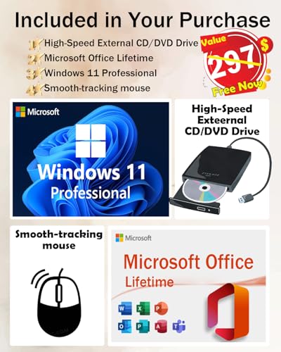 Image of Dell Inspiron-16 Business Laptop with Touchscreen - Win 11 Pro, Lifetime Microsoft Office | 16 inch FHD Display | AMD Ryzen 7-8840U | Backlit Keyboard, Fingerprint Reader | (32GB DDR5 RAM, 2TB SSD)