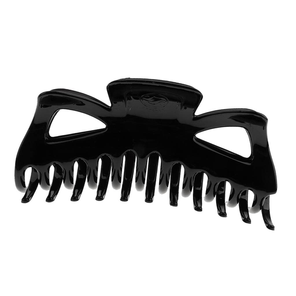 Baoblaze Haargreifer Aus Harz – Große Haarklaue Für Dicke & Dünne Haare, Schwarz, Französischer Federclip