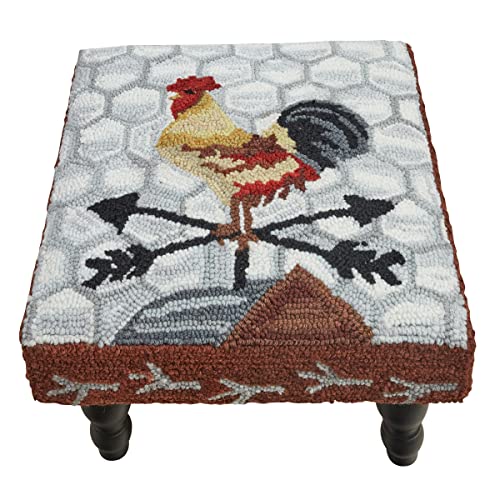 Park Designs Butaco Break of Day Rooster | Base resistente | Diseño rústico con reposapiés | Mueble decorativo estilo rústico miniatura 1