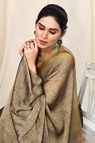 Image of MIRCHI FASHION Saree for Woman Chiffon Georgette Floral Printed | Breathable Lightweight Sari for Office Use and Farewell Ceremonies with Blouse Piece