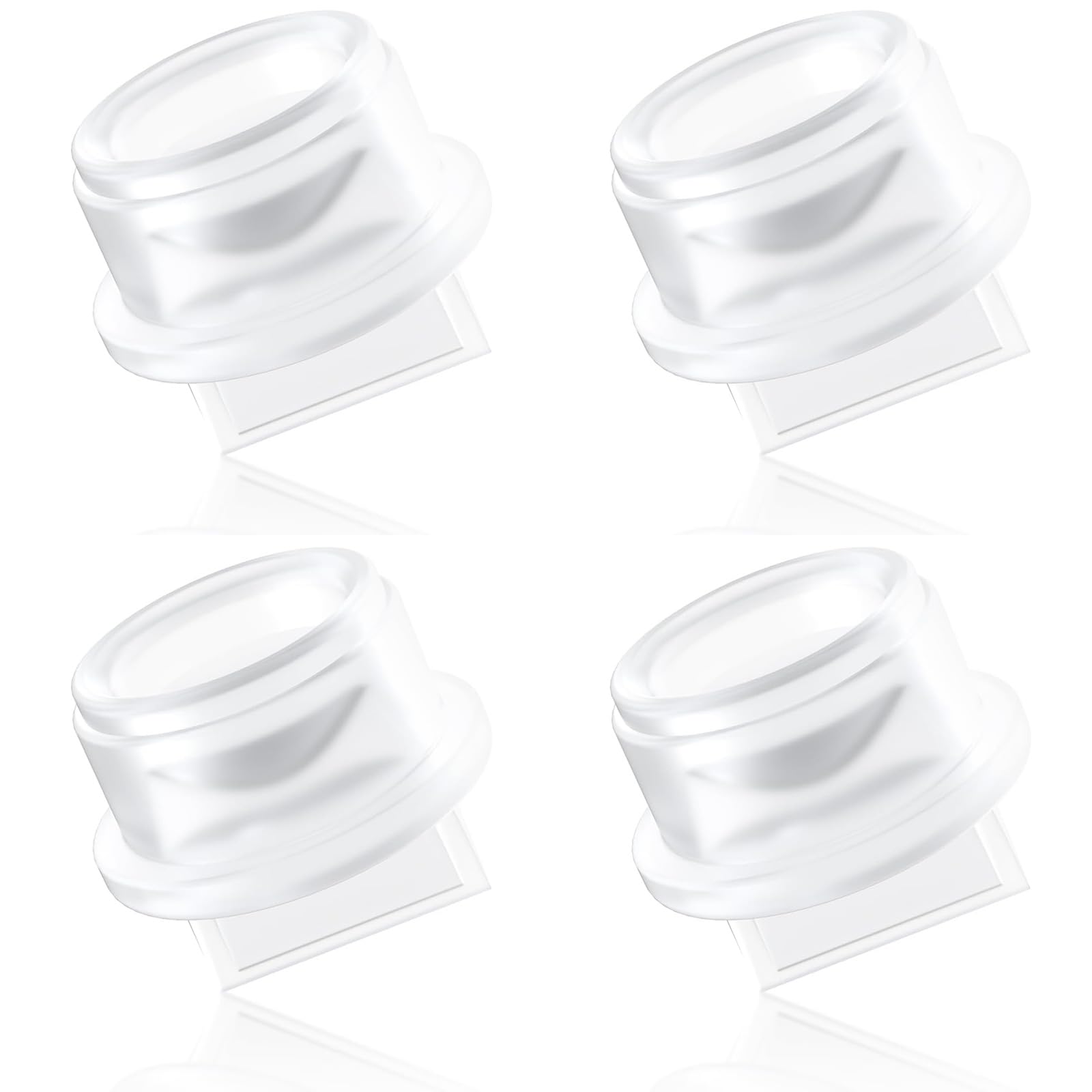 4 Pack Duckbill Valves Compatible with Paruu R12 Wearable Breast Pump, Replacement Parts, Use with Paruu R12 ASAHINA Ainsir KidzPros BABYKING Pump Accessories