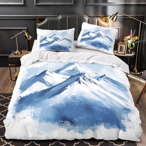 Housse de couette microfibre résistante et douce imprimé chien 3D 260x220