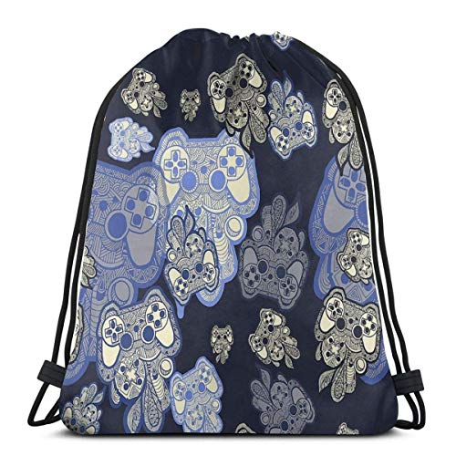 Spiele Konsole Sport Sackpack Kordelzug Rucksack Gym Bag Sack