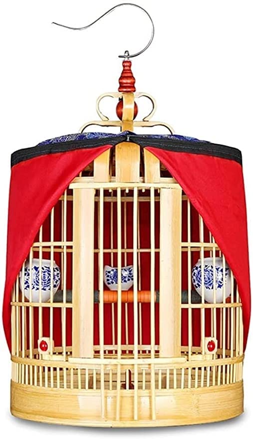 Amazon.co.jp: 鳥かご 鳥小屋 バードケージ 竹 豪華インコケージ