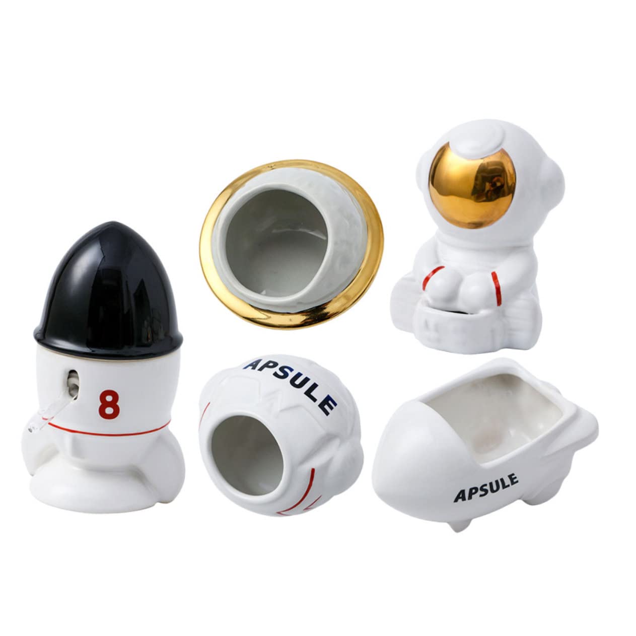 Nido para Hámster Serie Astronaut Comedero De Temática Bañera De Nave Escondite De para Hámster Cuidado De