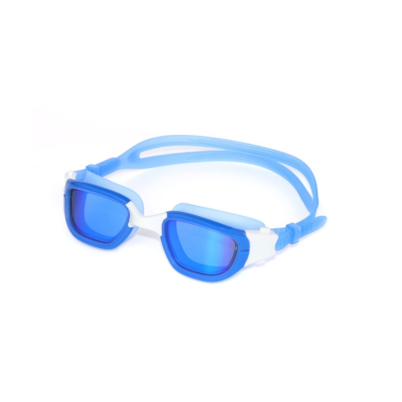 Schwimmbrille, professionell, beschlagfrei, verstellbar, für Damen und Herren, wasserdichte Silikonbrille
