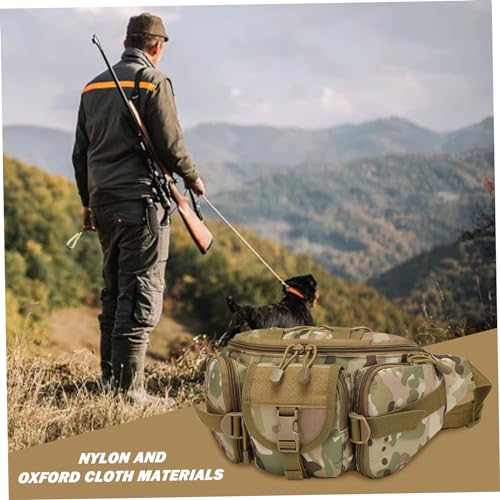 Riñonera de caza de gran capacidad y camuflaje impermeable para pesca 2
