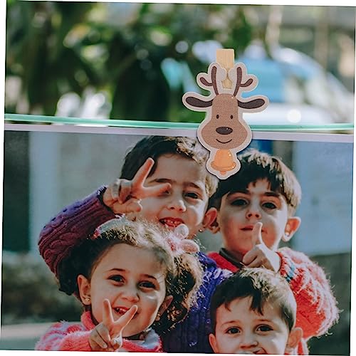 Clips de fotos de dibujos animados para personalizar regalos de Navidad y notas 8