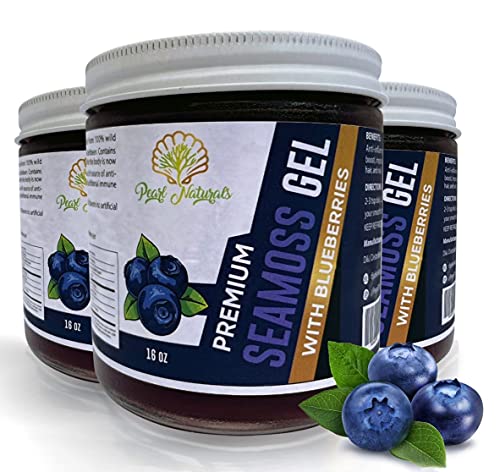 Dr. Sebi Inspired Wildcrafted Irish Sea Moss Gel with Blueberries Organic Super Cell Food with Natural Essential Vitamins and Minerals for Energy, Better Digestion, Skin etc Dr. Sebi Inspired Wildcrafted Irish Sea Moss Gel with Blueberries Organic Super Cell Food with Natural Essential Vitamins and Minerals for Energy, Better Digestion, Skin etc