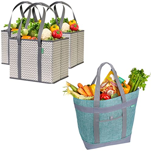 Creative Green Life Reusable Grocery Box Bags and Cooler Bag - image 1